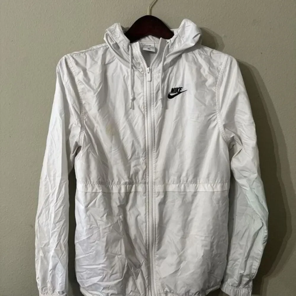 White Nike Running‎ Windbreaker  Women Size Extra Small